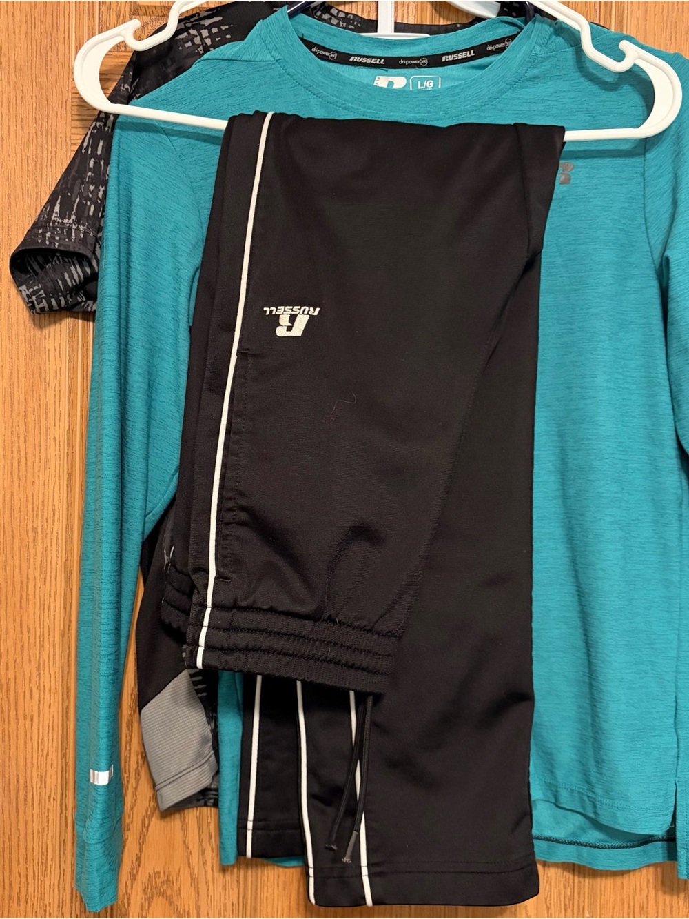Russell Athletic Teal Performance Tee
